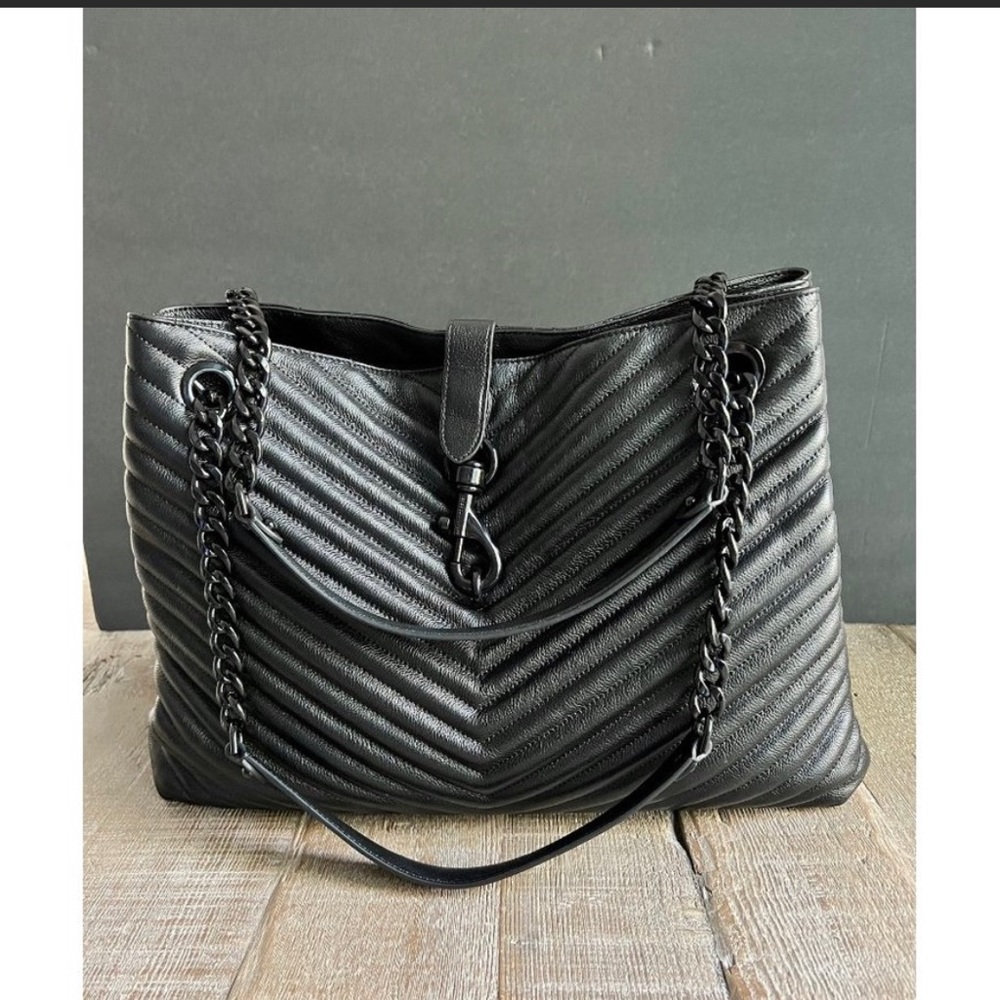 Rebecca Minkoff Black Quilted Tote